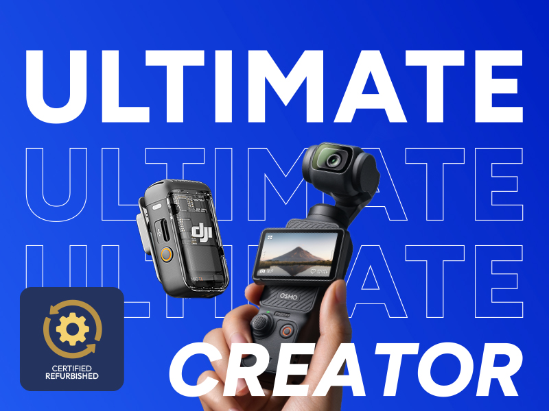 Osmo Pocket 3 Ultimate Creator Combo (Refurbished)